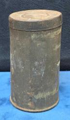 10 cm Boyunda 1800’lü Yıllarda Kurulmuş Hollanda VAN HOUTEN Markalı Teneke Kakao Kutusu