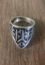 925 Ayar El İşçiliği Selçuklu/Kayı Motifli Gümüş Yüzük – 12,57 gr