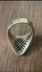 925 Ayar El İşçiliği Selçuklu/Kayı Motifli Gümüş Yüzük – 12,57 gr