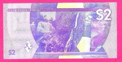 Belize 2 Dollars 2025 P 73 NEW Design Waterfalls UNC (TK 18 590) ÇİL