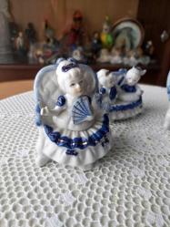 Üçlü Porselen El Boyama Biblo Takım