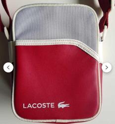 Orijinal Lacoste Sport Kırmızı Crossbody Çanta – Vintage Retro Model