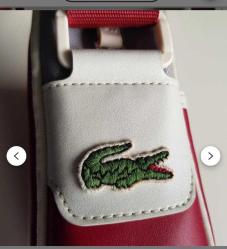 Orijinal Lacoste Sport Kırmızı Crossbody Çanta – Vintage Retro Model