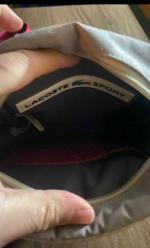 Orijinal Lacoste Sport Kırmızı Crossbody Çanta – Vintage Retro Model