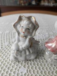 İkili Porselen El Boyama Biblo Takım