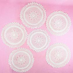 VINTAGE 6 ADET EL İŞİ  DANTEL SEHPA ÖRTÜSÜ