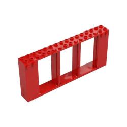 Lego® 35103 Kapı, Çerçeve 2x16x6 Ön Tarafta Her İki Tarafta 2 Saplama ve 3 Açıklık Bulunan (Kırmızı)