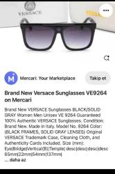 Orjinal Versace Vintage VE9264 Model Güneş Gözlüğü – Unisex – Gucci Kutulu