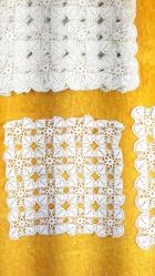 VINTAGE EL İŞİ DANTEL 16 ADET ÖRTÜ , 1 ADET SEHPA ÖRTÜSÜ , 15 ADET KÜÇÜK ÖRTÜ