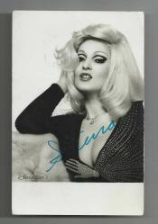 SES SANATÇISI SEVİM TUNA ISLAK İMZALI ESKİ FOTOĞRAFI...