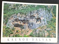 T.C. Muğla, Dalyan Kaya Mezarları Kartpostal. 