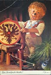 Avusturya Kartpostal. Yeni yıl Temalı (Postadan geçmiş.)