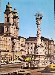 Avusturya Kartpostal. Linz Şehir Temalı (Postadan geçmiş.)