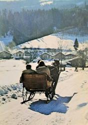 Avusturya Kartpostal. Radstadt Kış Temalı (Postadan geçmiş.)