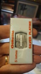VINTAGE GILLETTE  SILVER PLATINE  - AMBALAJINDA -
