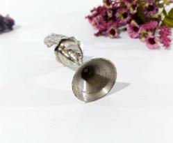 Sürmedan - Eski Sürmelik - Makyaj Kutusu - Sürme Şişesi - Pirinç Sürmedan - Gümüş Renkli - 90 - BÜYÜK BOY