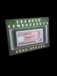 Özel Folderinde Orjinal Koleksiyon Paralı Ev Ofis Hediyelik Koleksiyon Para. 6. 7. Emisyon Kağıt Paralar.