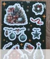 Yılbaşı temalı sticker