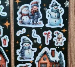 Yılbaşı temalı sticker