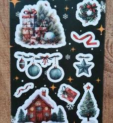 Yılbaşı temalı sticker