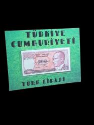 Özel Folderinde Orjinal Koleksiyon Paralı Ev Ofis Hediyelik Koleksiyon Para. 6. 7. Emisyon Kağıt Paralar.