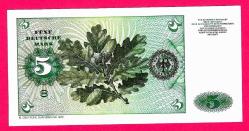 GERMANY FEDERAL REPUBLIC 5 Deutsche Mark 1980 p30b UNC (TK 17 820) ÇİL