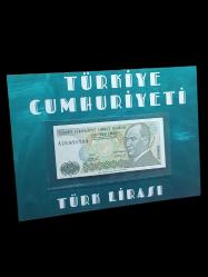 Özel Folderinde Orjinal Koleksiyon Paralı Ev Ofis Hediyelik Koleksiyon Para. 6. 7. Emisyon Kağıt Paralar.