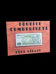 Özel Folderinde Orjinal Koleksiyon Paralı Ev Ofis Hediyelik Koleksiyon Para. 6. 7. Emisyon Kağıt Paralar.