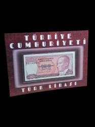 Özel Folderinde Orjinal Koleksiyon Paralı Ev Ofis Hediyelik Koleksiyon Para. 6. 7. Emisyon Kağıt Paralar.