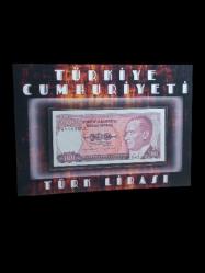 Özel Folderinde Orjinal Koleksiyon Paralı Ev Ofis Hediyelik Koleksiyon Para. 6. 7. Emisyon Kağıt Paralar.