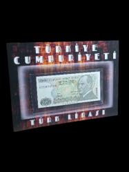 Özel Folderinde Orjinal Koleksiyon Paralı Ev Ofis Hediyelik Koleksiyon Para. 6. 7. Emisyon Kağıt Paralar.