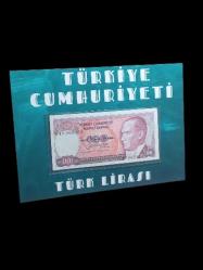 Özel Folderinde Orjinal Koleksiyon Paralı Ev Ofis Hediyelik Koleksiyon Para. 6. 7. Emisyon Kağıt Paralar.