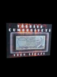 Özel Folderinde Orjinal Koleksiyon Paralı Ev Ofis Hediyelik Koleksiyon Para. 6. 7. Emisyon Kağıt Paralar.
