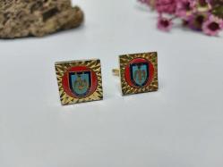 Hava Harp Okulu Kol Düğmesi - ÇİFT - Askeri Düğme