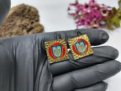 Hava Harp Okulu Kol Düğmesi - ÇİFT - Askeri Düğme