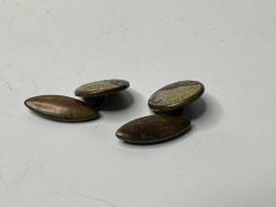 Antika Kol Düğmesi - Çift Düğme - İşlemeli MOdel - Çok Eski