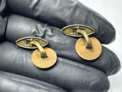 Antika Kol Düğmesi - Çift Düğme - İşlemeli MOdel - Çok Eski