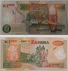 ZAMBİYA 1000 KWACHA ÇİL