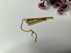 Kravat İğnesi - Altın Gümüş Renkli Kravat İğnesi