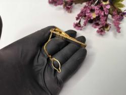 Kravat İğnesi - Altın Gümüş Renkli Kravat İğnesi