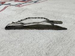 Antika Gümüş Kravat İğnesi - Telkari İşçilik Gümüş Kravat İğnesi - Saç Tokası