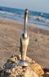 Antika gümüş 800 ayar Kedi minyatür biblo