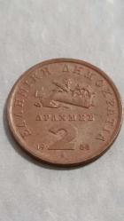 LOT.4 » 1988  YUNANİSTAN  2 DRAHMİ