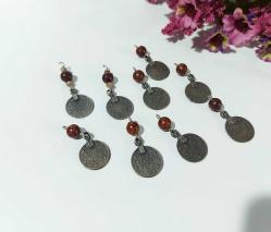 Antika Osmanlı Para Kolye Ucu - Eski Para Takı Tasarım Malzemesi - Kolye Ucu - Özel Tasarım Kolye - Takı Obje