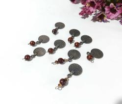 Antika Osmanlı Para Kolye Ucu - Eski Para Takı Tasarım Malzemesi - Kolye Ucu - Özel Tasarım Kolye - Takı Obje