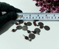 Antika Osmanlı Para Kolye Ucu - Eski Para Takı Tasarım Malzemesi - Kolye Ucu - Özel Tasarım Kolye - Takı Obje