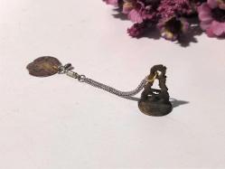 Eskilerden Osmanlı Mühür - Uzun Sallamalı Mühür - Para Detaylı Ürün - Takı Tasarım Malzemesi - Özel Tasarım Ürün