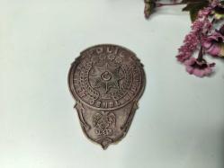 Polis  Emniyet Genel Müdürlüğü Plaket - Metal Polis Rozet