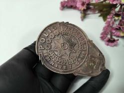 Polis  Emniyet Genel Müdürlüğü Plaket - Metal Polis Rozet