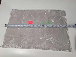 Ebru Sanatı - El İşi Ebru - Çiçek Desenli - Duvar Dekoru - Sanatçı: Muhammed Aydın - 2013 Tarihli - 50 cm x 35 cm - Gri Ton